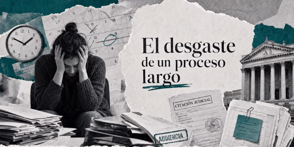 El desgaste emocional de un proceso judicial de familia